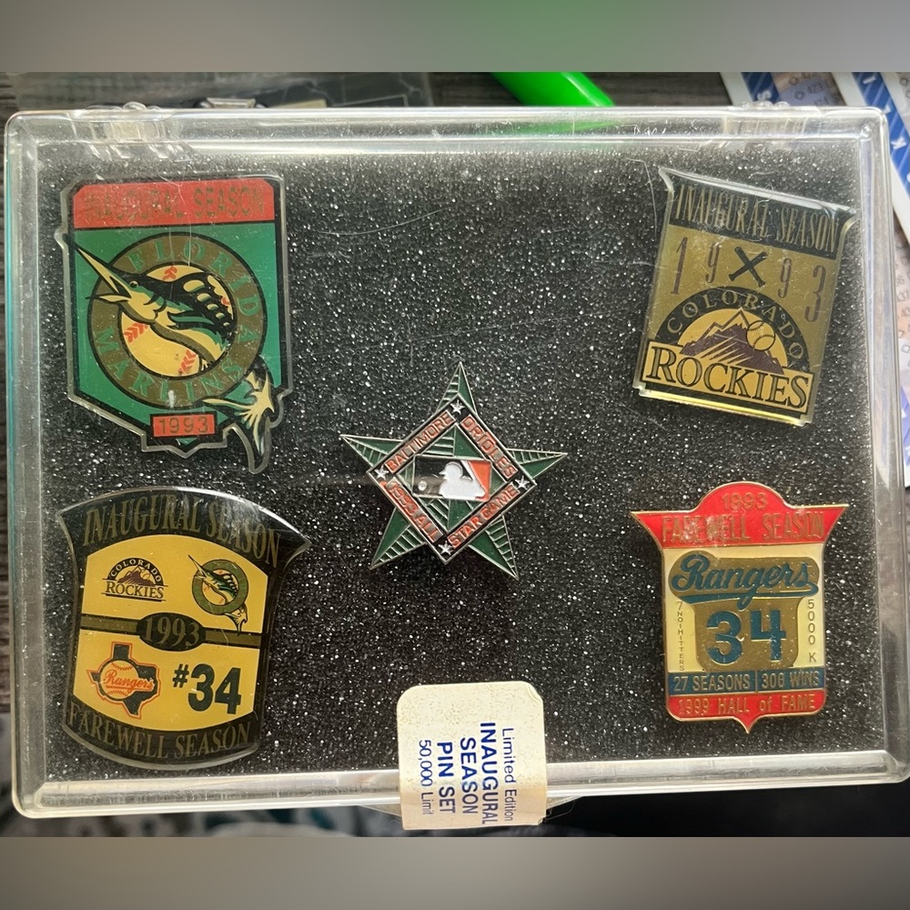Limited Edition Inaugural Season Pin Set